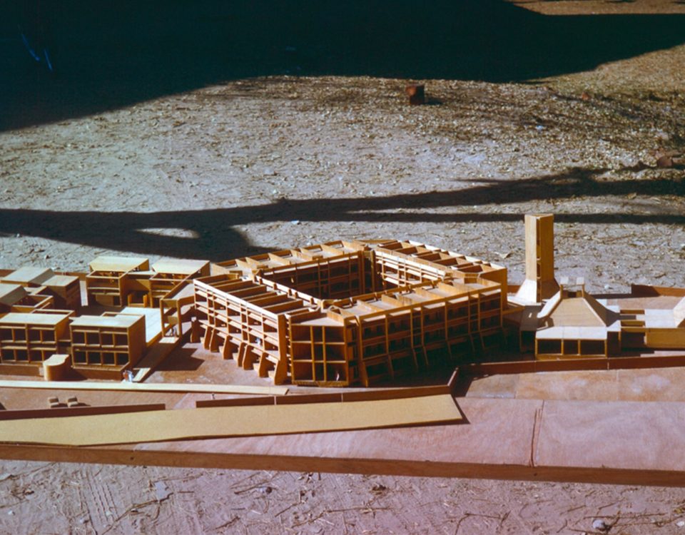 École pour les jeunes filles aveugles à Ahmedabad de l'architecte Bernard Kohn