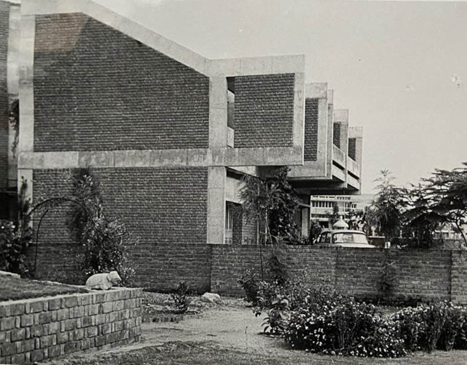 Photo de la maison J Shah de l'architecte Bernard Kohn