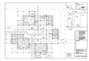 Plan de The Serenity Trust Library & Botanical Garden à Ahmedabad de l'architecte Bernard Kohn