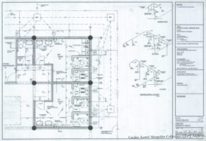 Plan de The Serenity Trust Library & Botanical Garden à Ahmedabad de l'architecte Bernard Kohn