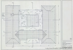 Plan de The Serenity Trust Library & Botanical Garden à Ahmedabad de l'architecte Bernard Kohn