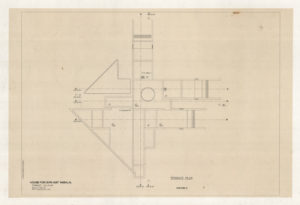 Plan-de-la-maison-Ambalal-Plan-Toiture de l'architecte Bernard Kohn