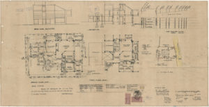 Plan de la maison de J Shah de l'architecte Bernard Kohn 7