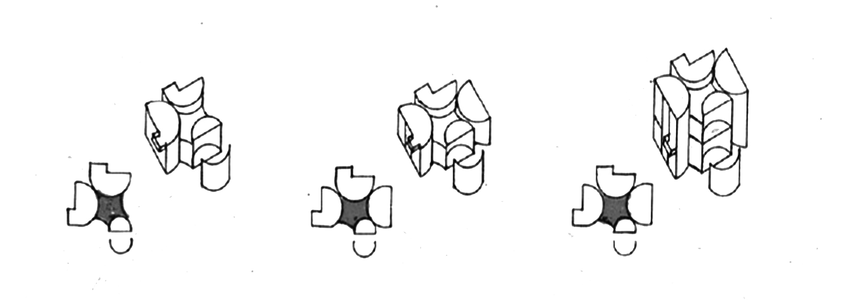 Schéma de développement de la maison de Devidas Patel de l'architecte Bernard Kohn