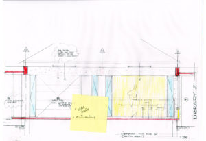 Sketch de The Serenity Trust Library & Botanical Garden à Ahmedabad de l'architecte Bernard Kohn